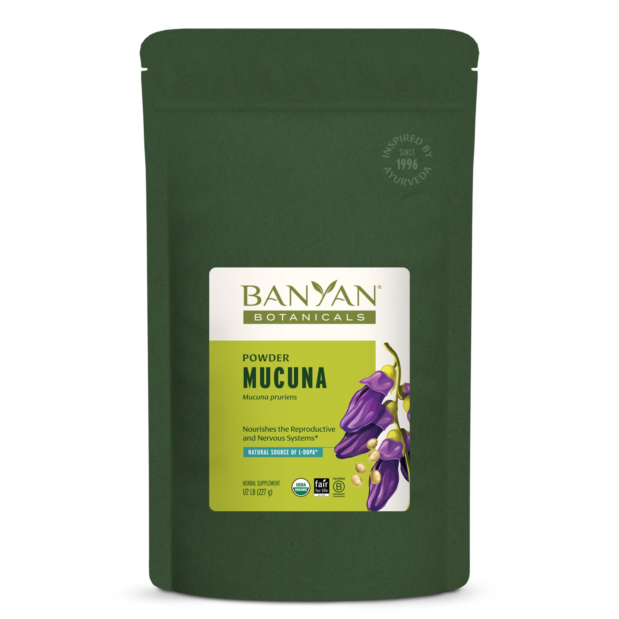 Amazon.com: Banyan Botanicals Kapikacchu Powder, 1/2 Pound - USDA